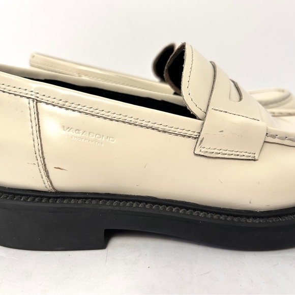 Vagabond Shoemakers Alex Loafer Shoe Poetcore Cream Beige Black Size EU 36 US 6 - Picture 6 of 15